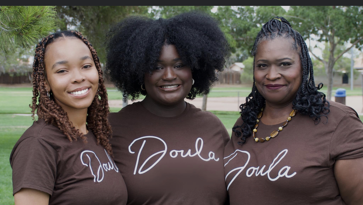 Soul Sistah Doula Services Founders - Ciara, Adia, and Mama Sarah